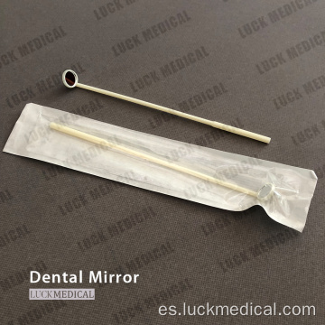 Espejo de plástico de espejo dental desechable